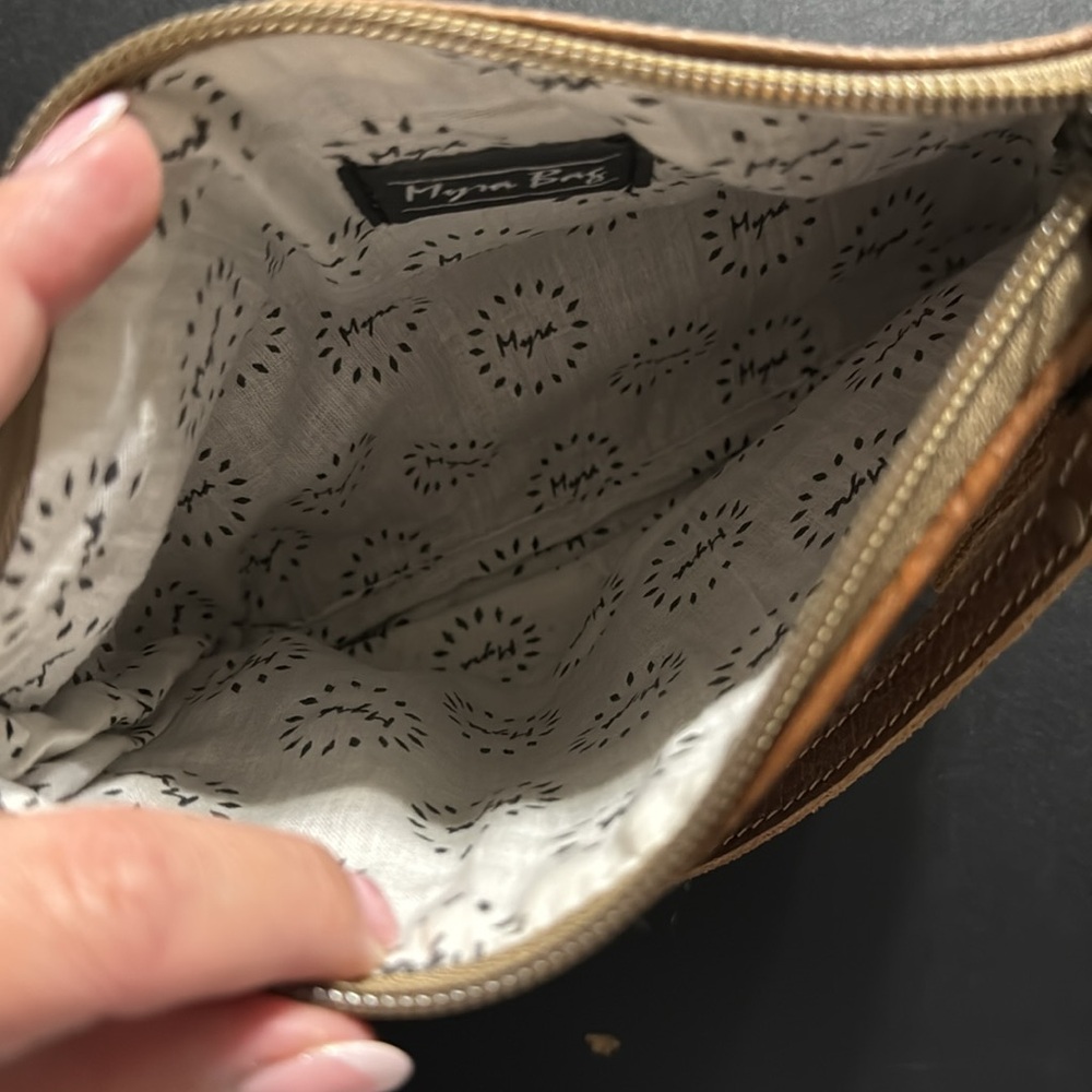 MYRA CLUTCH
Brown and Leopard Print Women's Clutch - Picture 5 of 5